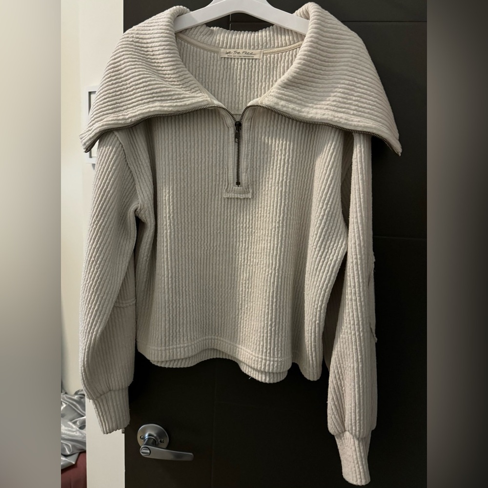 Free People Half Zip Sweater